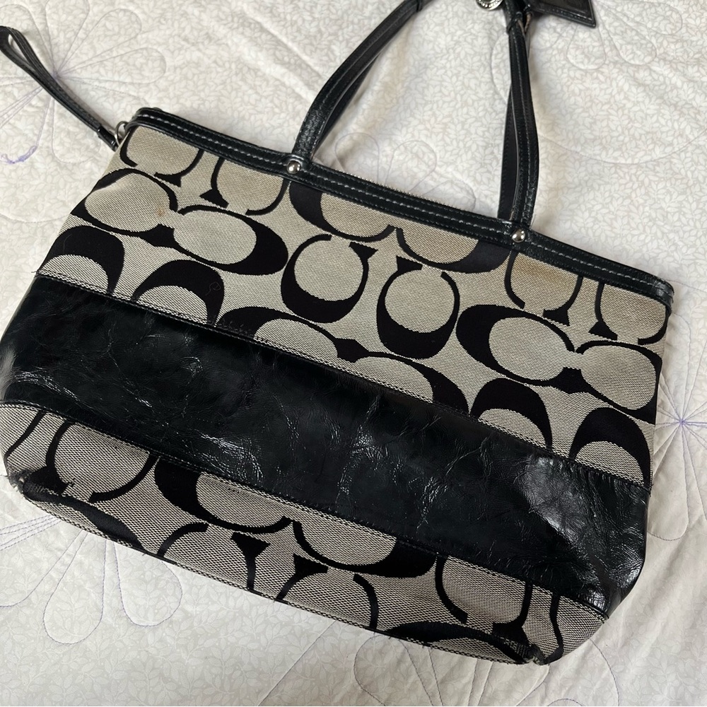 Coach handbag purse black - Picture 5 of 9